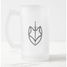 Jarra de cristal mate