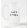 Jarra de cristal mate Personalizable